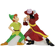 Peter Pan and Captain Hook Salt & Pepper Shakers